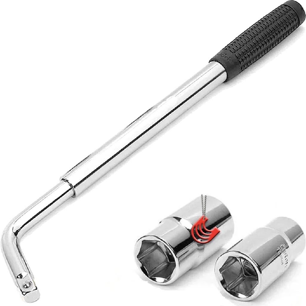 Chave de Roda Universal Boca 17mm 19mm 21mm 23mm Extensiva Para Troca de Pneu TechOne em Oferta na Shopee