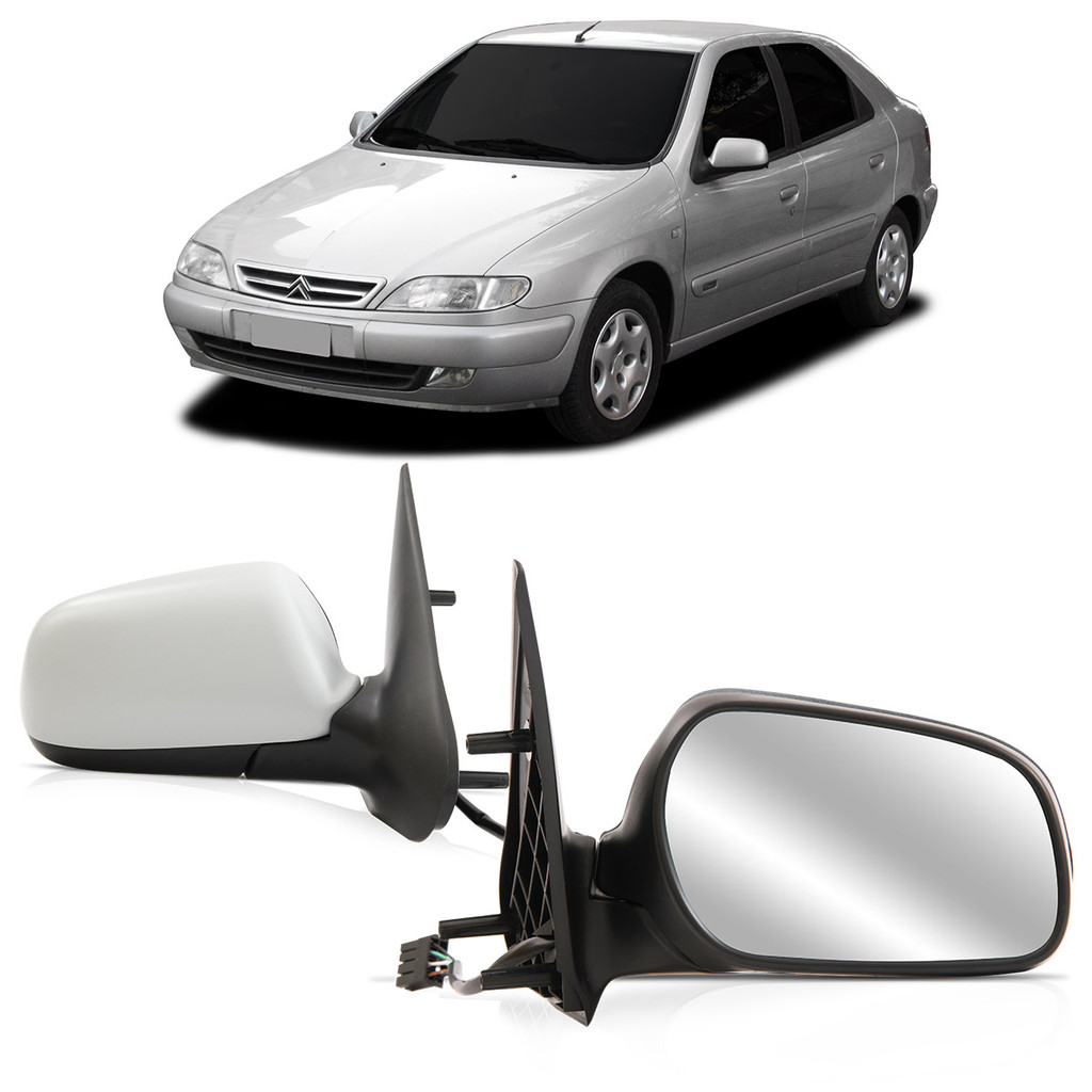 Retrovisor Xsara 97 98 99 2000 Elétrico Com Desembaçador em Oferta na Shopee