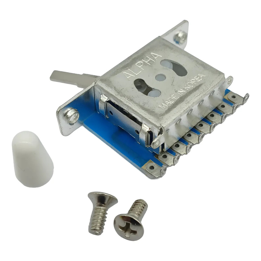 Chave seletora ALPHA 3 posições Telecaster BRANCA parafusos