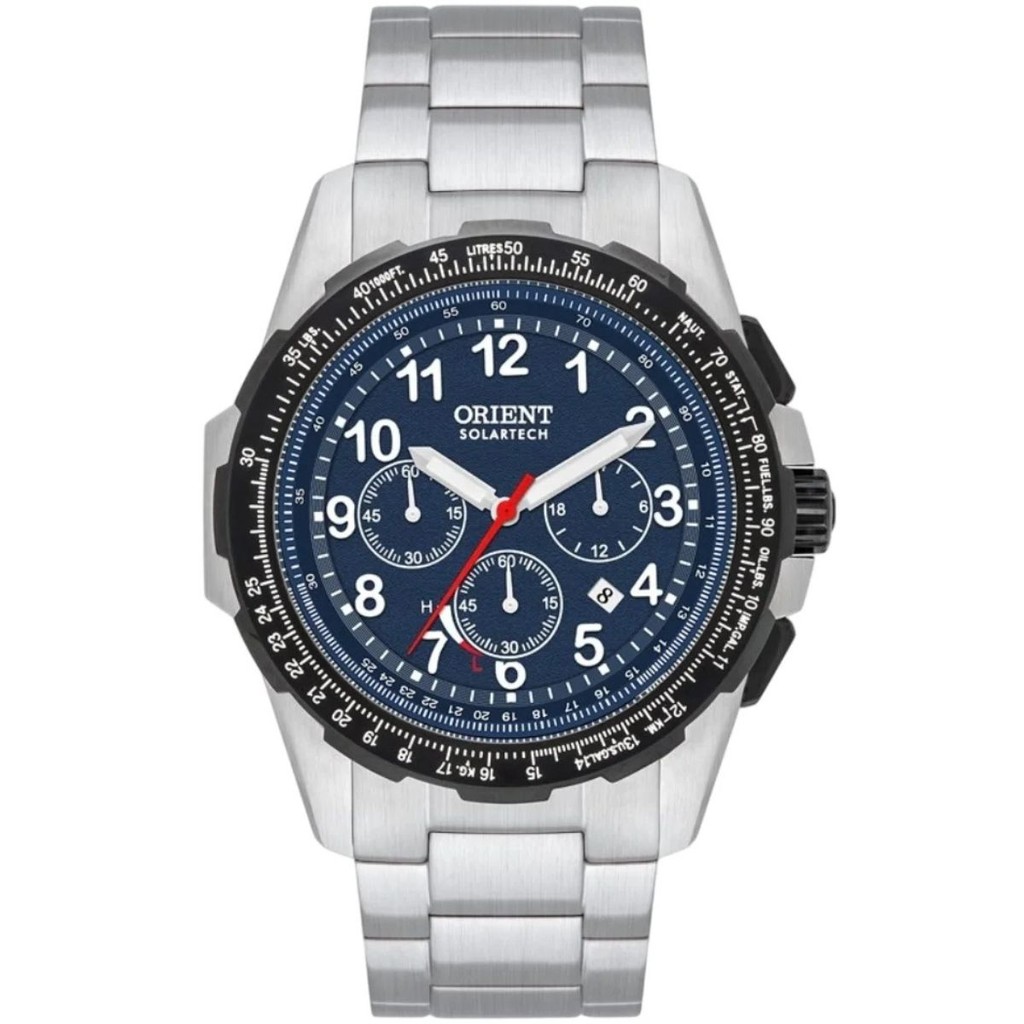 RELÓGIO ORIENT MASCULINO ST ELITE AIR SOLARTECH MBSSC289 D2SX em Oferta na Shopee