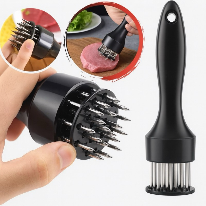 Amaciador de Carne Batedor Furador Dentes Metálicos 16 Agulhas em Oferta na Shopee