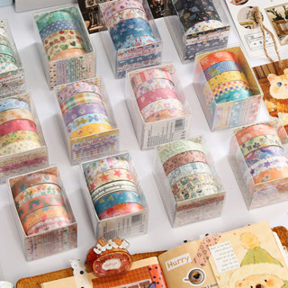 5 Rolos Coloridos Berry Creme Puff Série Washi Fita Adesivos Decorativos DIY Material Fitas De Máscara em Oferta na Shopee