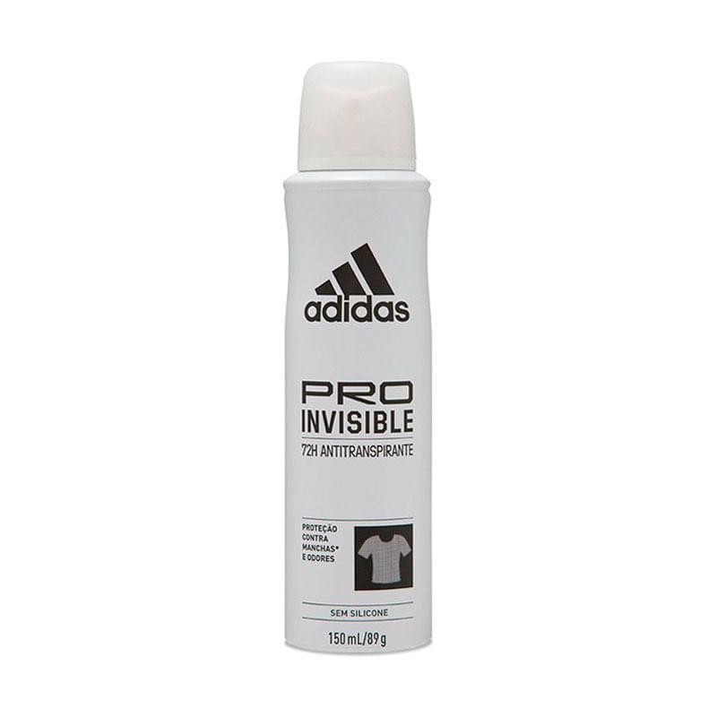 Desodorante Antitranspirante Aerossol Adidas Feminino Pro Invisible 150ml em Oferta na Shopee