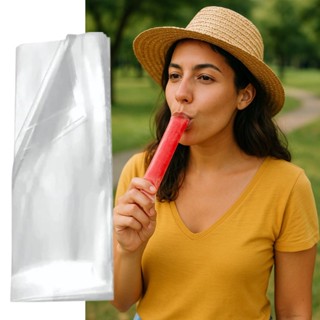 100 und Saco Plastico Juju 6x24 Transparente para Geladinho Juju Sacole Talher sacolé chup chup saco geladinho em Oferta na Shopee
