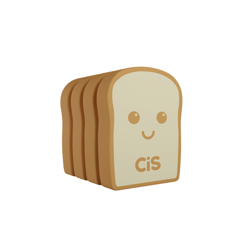 Borracha Cis Fantasia Toast - 4 unidades