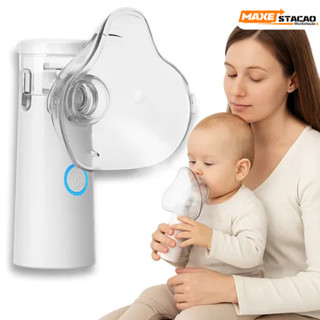 Inalador Nebulizador Portátil, Silencioso para Uso Adulto e Infantil em Oferta na Shopee