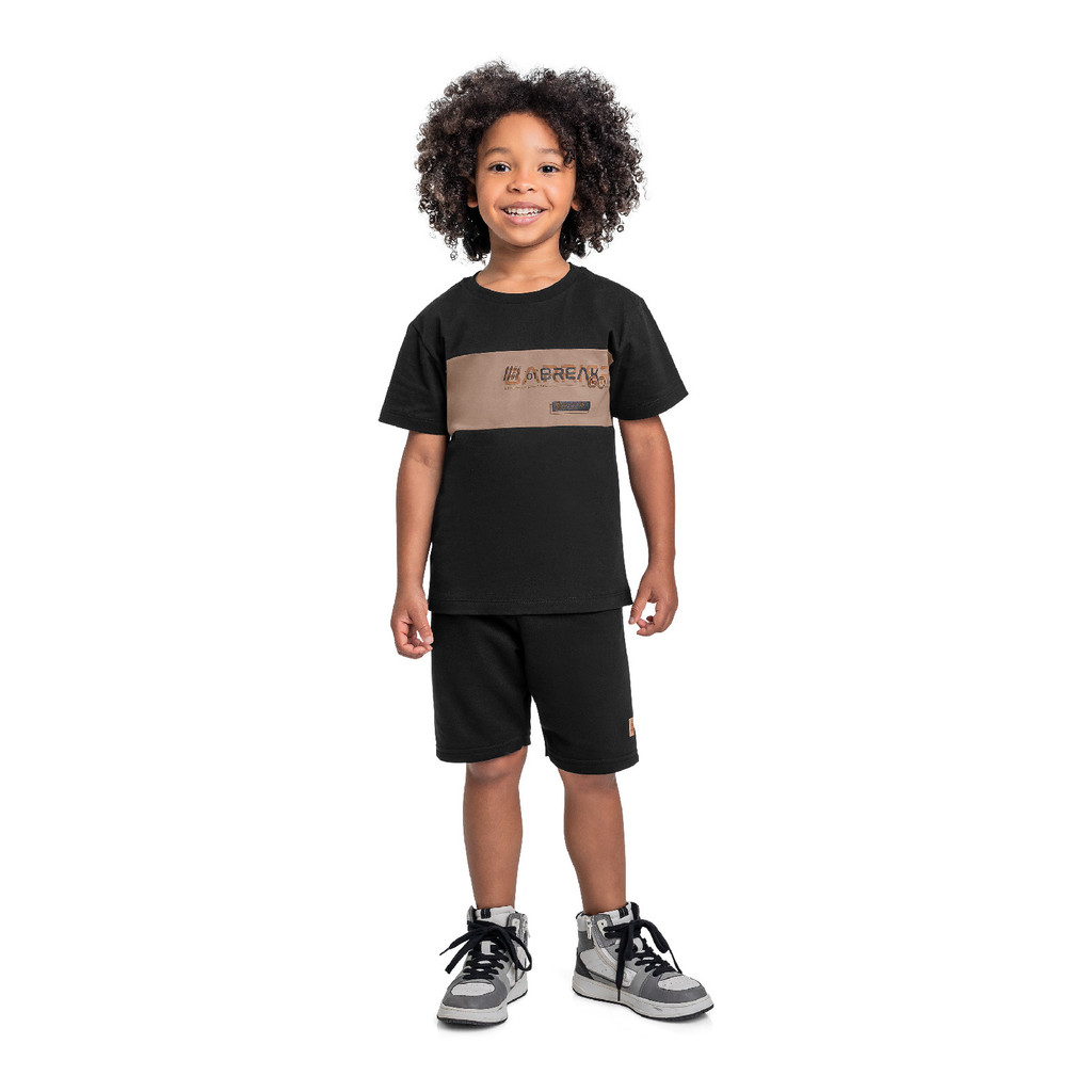 Conjunto Camiseta e Bermuda Bee Loop