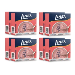 Kit 8 Pudins em Pó Linea Sabor Morango de 25g