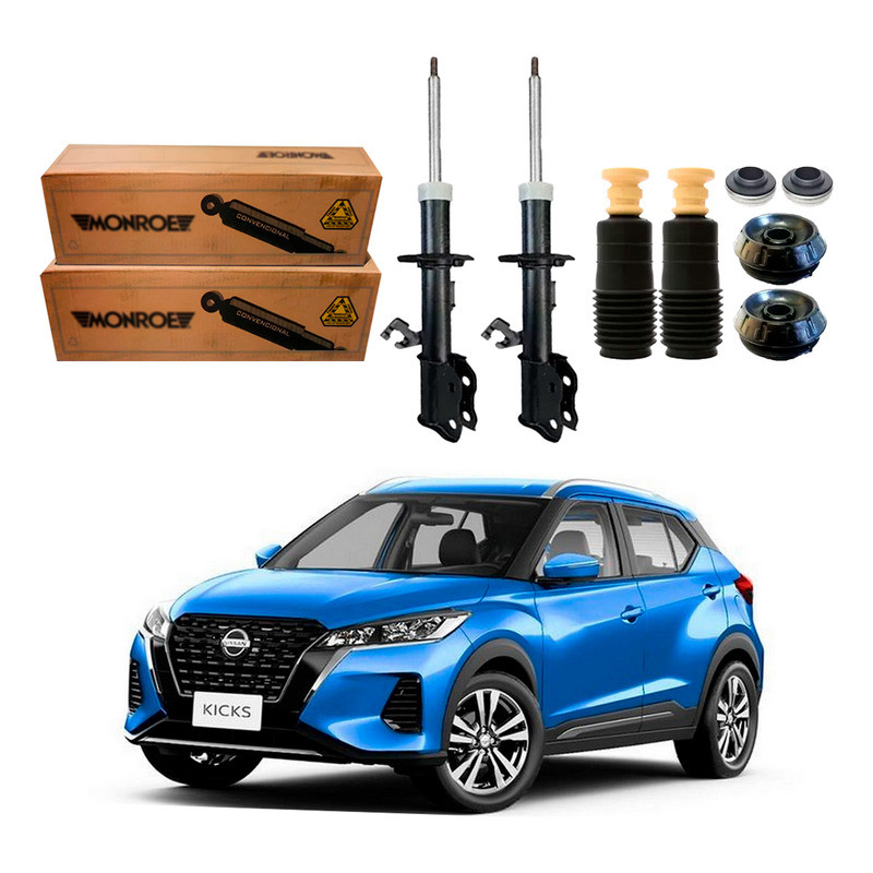 Kit Amortecedor Dianteiro Monroe Axios Kicks 1.6 2021 A 2024 em Oferta na Shopee