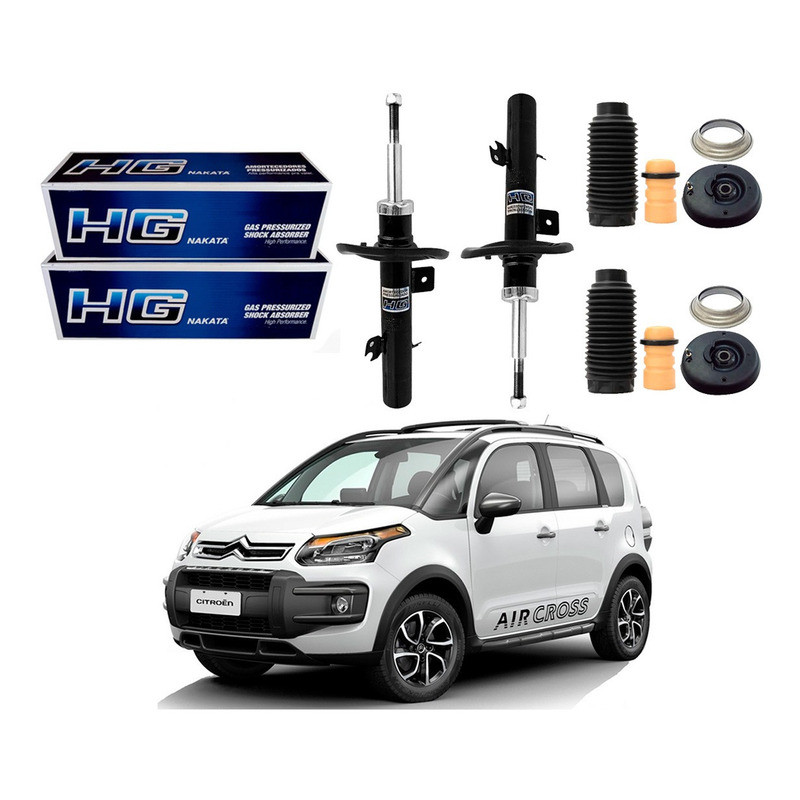 Kit Amortecedor Dianteiro, Aircross 1.6 2010 A 2015 em Oferta na Shopee