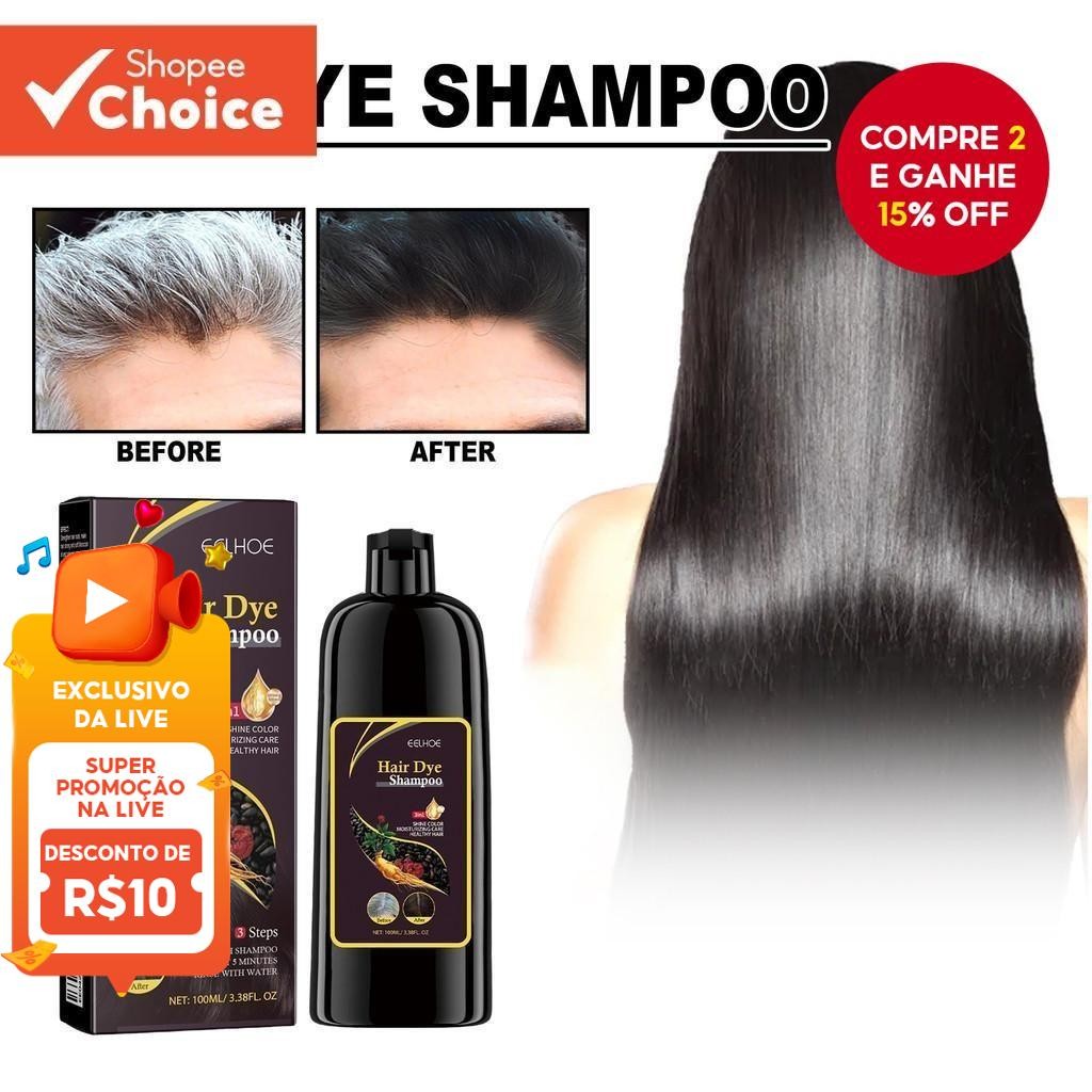 Extrato De Shampoo Escurecimento Capilar Hidratante Profundo , Reparador 100ml