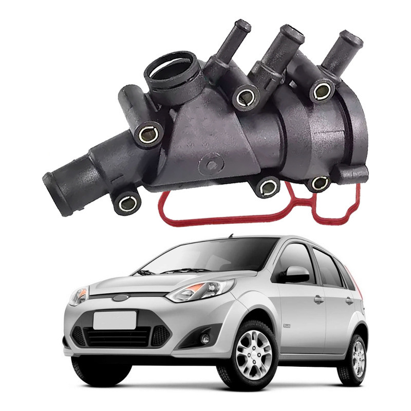 Carcaça Termostatica Fiesta 1.0 1.6 2011 A 2014 em Oferta na Shopee