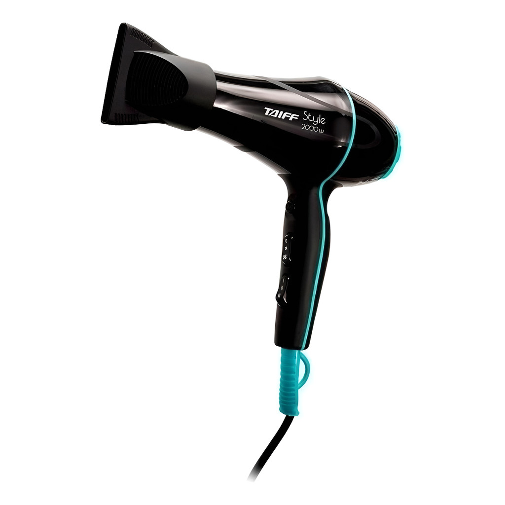Secador de Cabelo Profissional Taiff Style 2000W Preto 127V