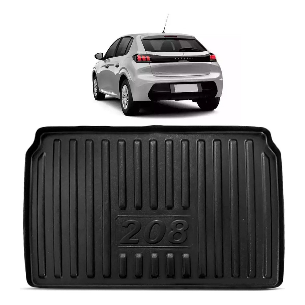 Tapete Protetor Bandeja Porta Malas Peugeot 208 2021 A 2025 em Oferta na Shopee
