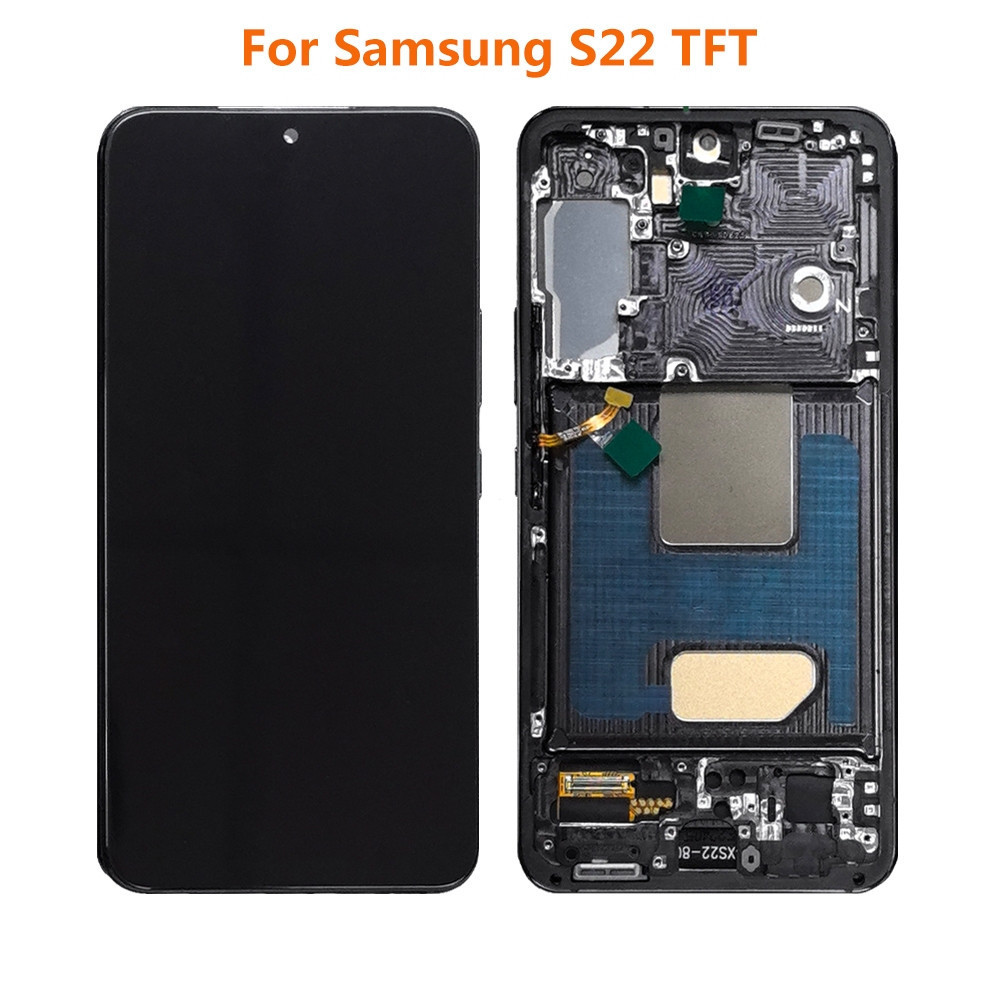 Tela LCD TFT de 6,1 polegadas compatível com Samsung Galaxy S22 5G S901 S901B S9
