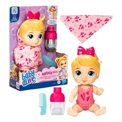 Boneca Baby Alive Brinquedo Infantil Bebê Shampoo Harper Hugs (Loira) Hasbro - 18525 Acessórios