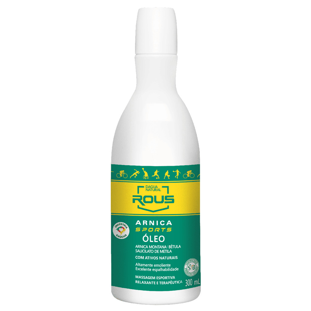 Óleo Massagem Arnica Sports 300ml Dagua Natural – Alívio de Fadiga Muscular