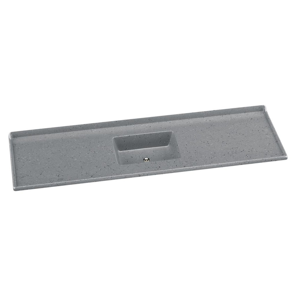 Pia de Cozinha Mármore Sintético 180x55cm Multimóveis CR20483
