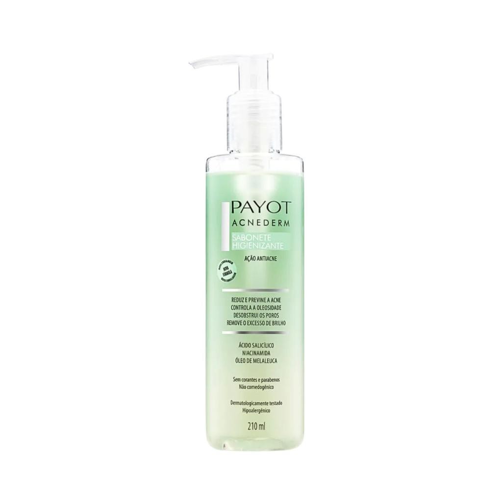 Payot Sabonete Acnederm 210ml Para Rosto Pele Mista E Oleosa