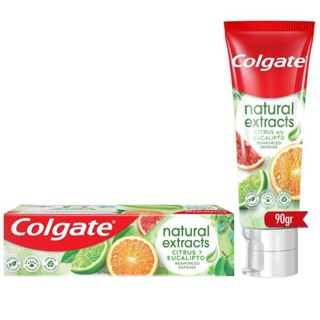 Gel Dental Colgate Natural Extracts Reinforced Defense 90g em Oferta na Shopee