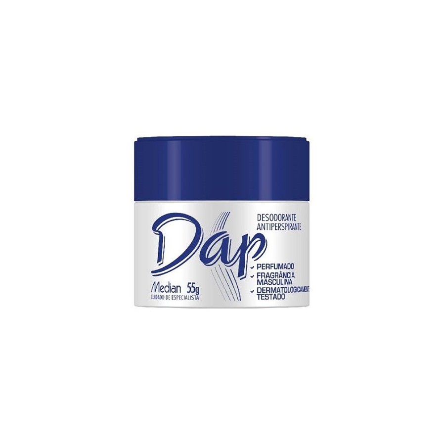 Desodorante Antitranspirante Creme Dap Perfume Masculino 55g