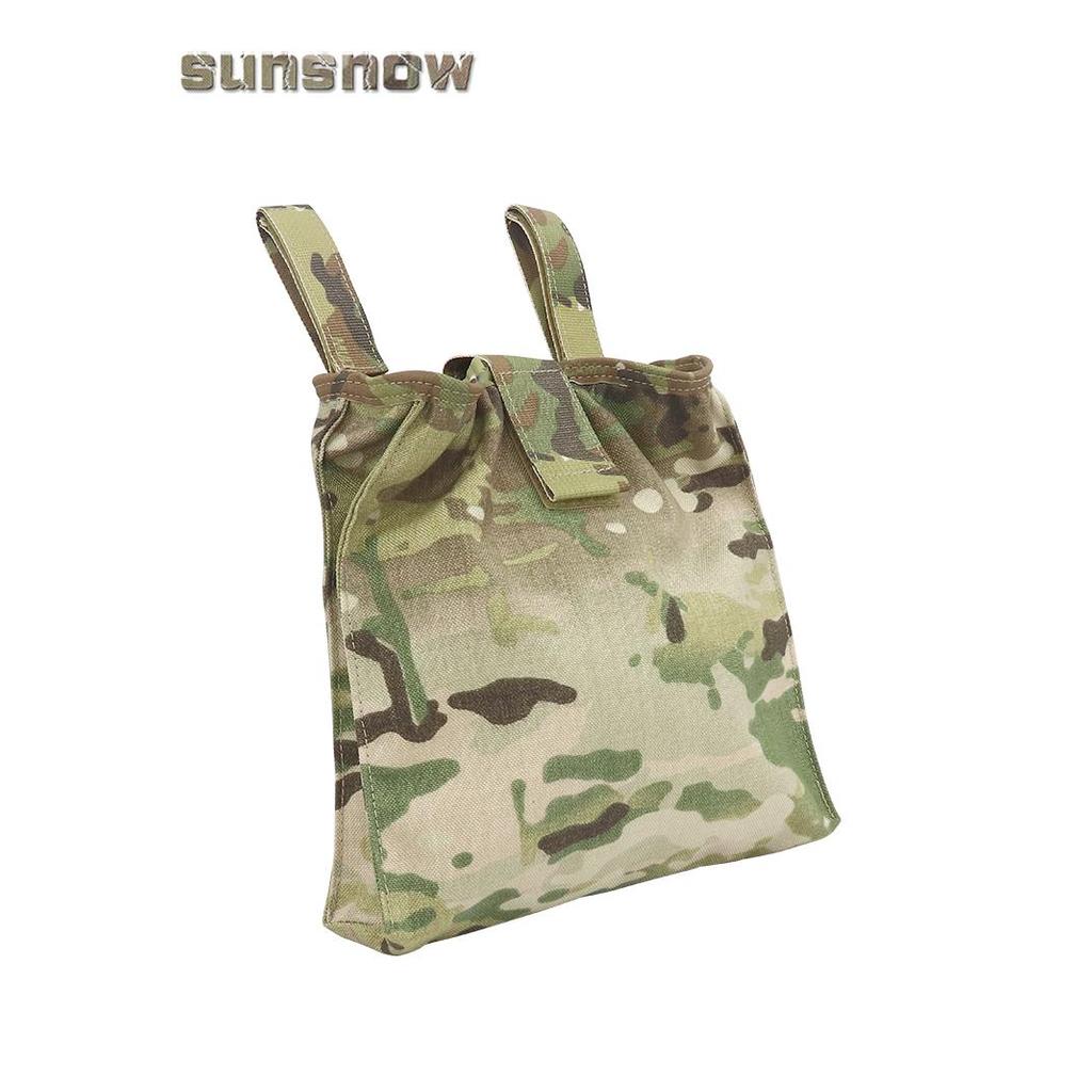 [Sun Snow] Santo Espírito Tático Dobrável Reciclagem Bolsa molle Side Bolsa Ferramenta de Armazenamento Cintura Bolsa Co