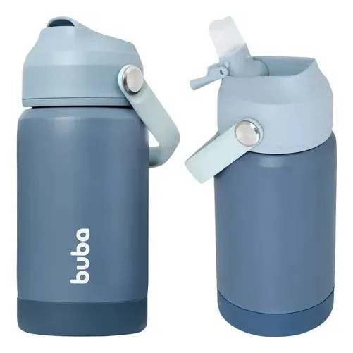 Garrafa Térmica Buba Ocean Liso Parede Dupla inox 320ml mantem quente e frio ideal para todas as ocasiões qualidade buba