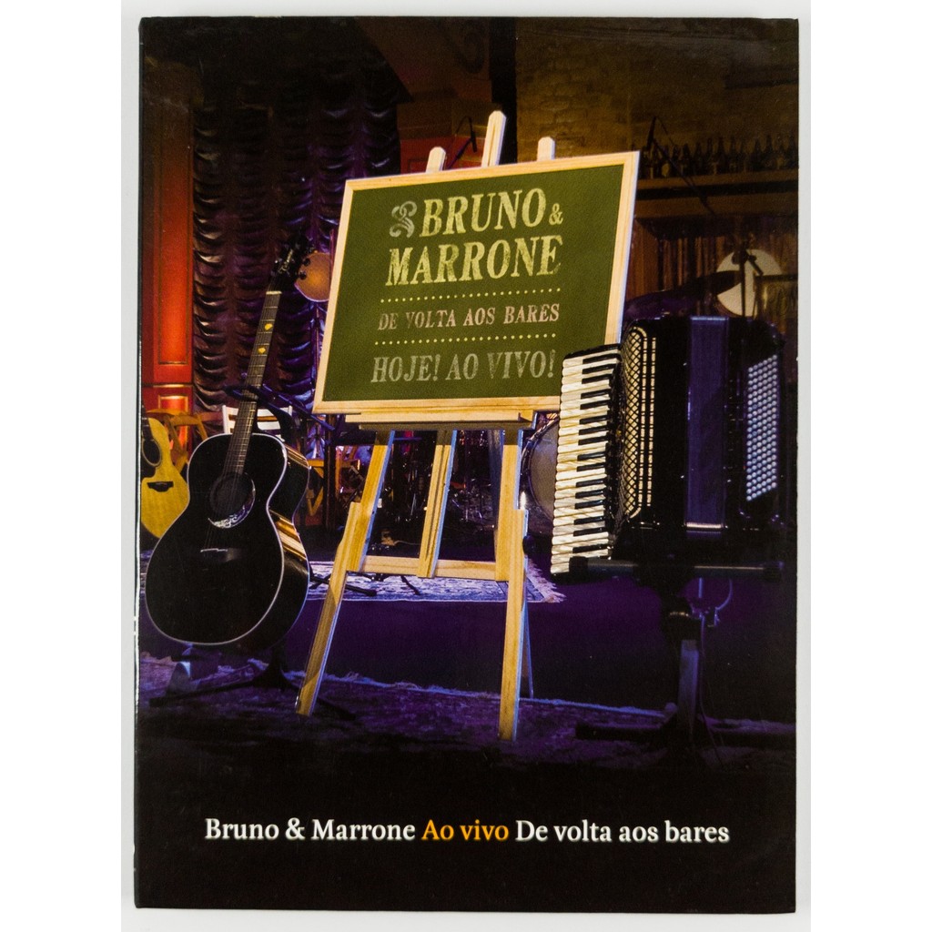 DVD Bruno e Marrone Ao Vivo De Volta aos Bares DVDM1129