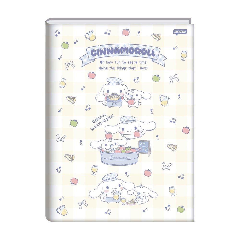 Caderno Costurado Universitario Jandaia Capa Dura Cinnamonroll 80 Folhas - Embalagem com 5 Unidades Sortidos · foto 2