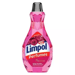 Limpador Perfumado Limpol Passion Magenta 500ml - Embalagem com 12 Unidades