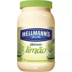 Maionese Hellmanns com Limão 500g Embalagem com 12 Unidades