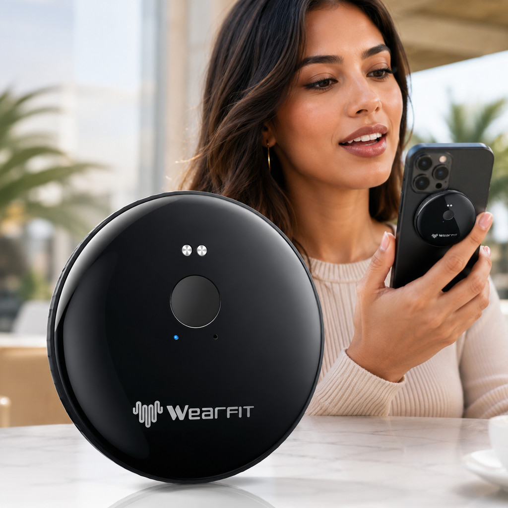 Tradutor Eletrônico Portátil Bluetooth com IA Tradução de Voz em Tempo Real 102 Idiomas