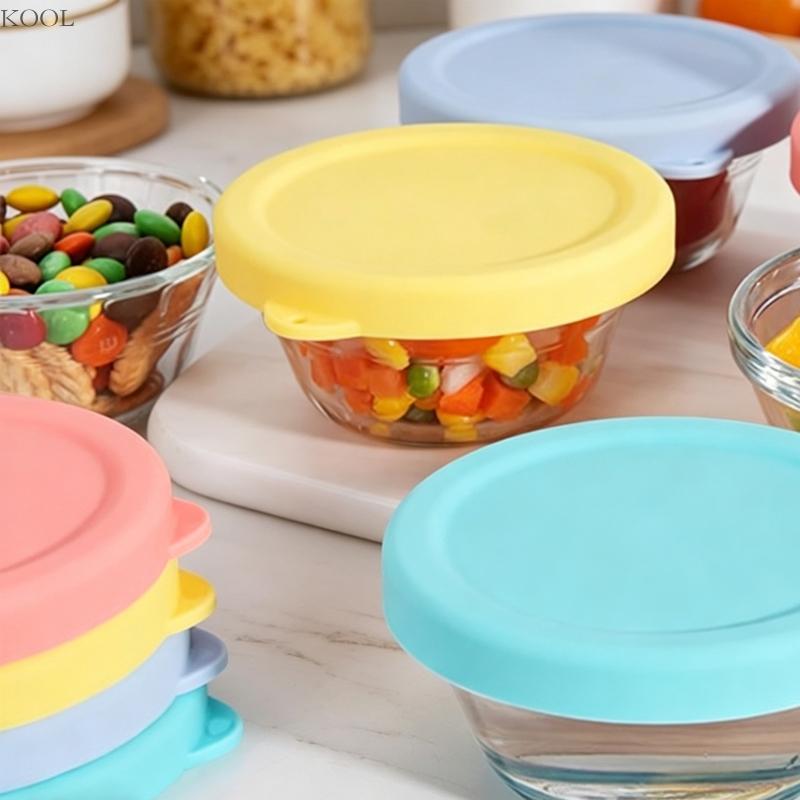 KOOL 4 Pacotes De Tampa De Frasco De Vidro De Silicone Para Máquina De Lavar Louça , Segura , Resistente Ao Calor , Copo