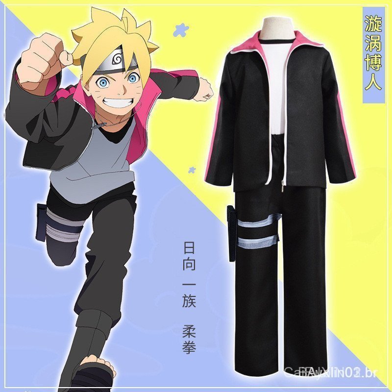 Fantasia de Cosplay Naruto Uzumaki Boruto para Adultos e Crianças, Fantasia de Cosplay de Anime COGM ZPRO PHPS