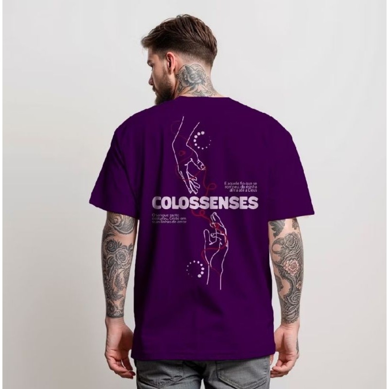 Camiseta Masculina Feminina T-shirt  Estampa Cristã Gospel Streetwear Camiseta Preta Estilosa Frase Bíblica Oversized