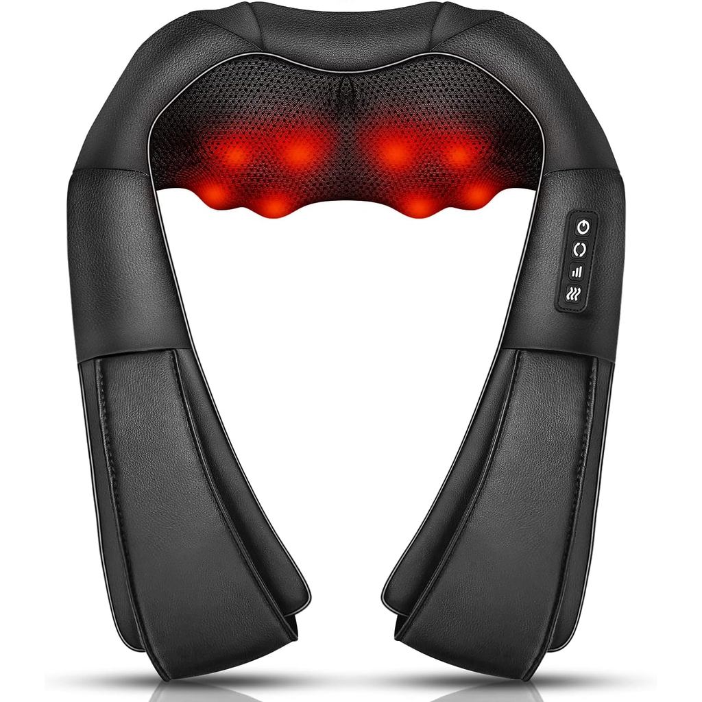 Massageador de Pescoço iKristin, massageador de acupressão para pescoço, costas, ombros, pés e pernas, massagem profunda