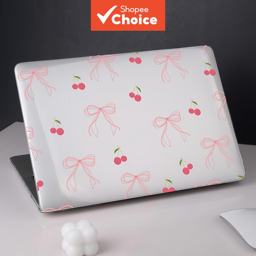 Padrão de estampa oca de Natal, compatível com capa de laptop, capa premium fofa para laptop, capa MacBook 13 polegadas