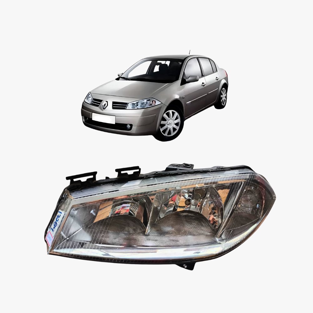 Farol Renault Megane 2007 2008 2009 2010 Esquerdo Usado Depo