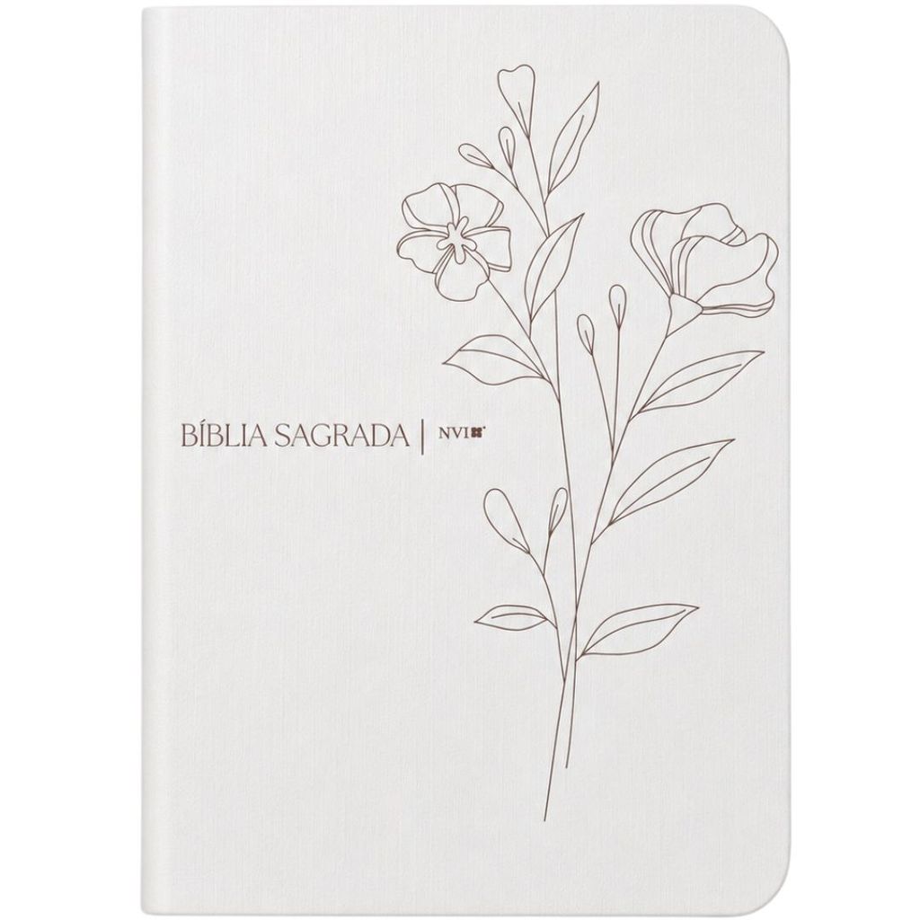 Bíblia Sagrada | NVI | Capa Clara Floral