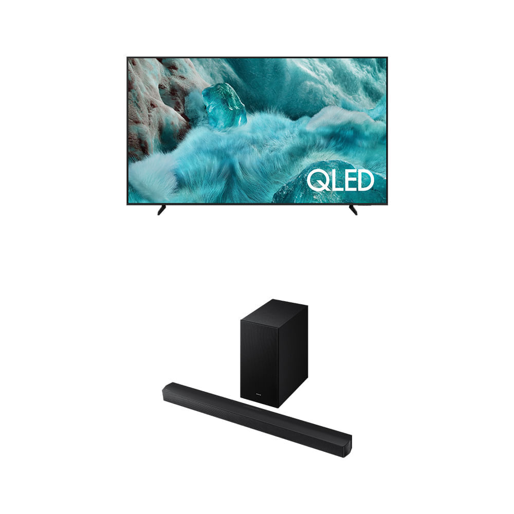 Samsung Vision Ai Tv 85" QLED 4K Q7f Soundbar Hw-b650f
