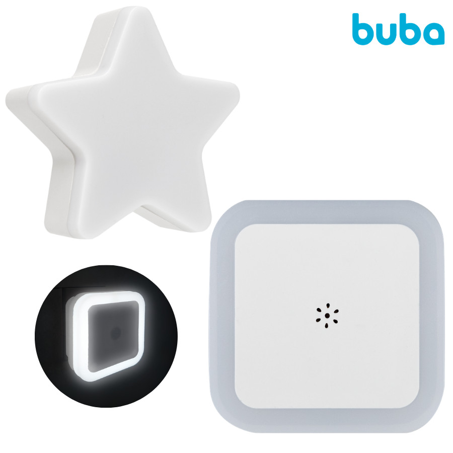 Luz Noturna Led Com Sensor Buba Quarto Do Bebê Estrelinha Recém Nascido Criança Luminária Iluminação
