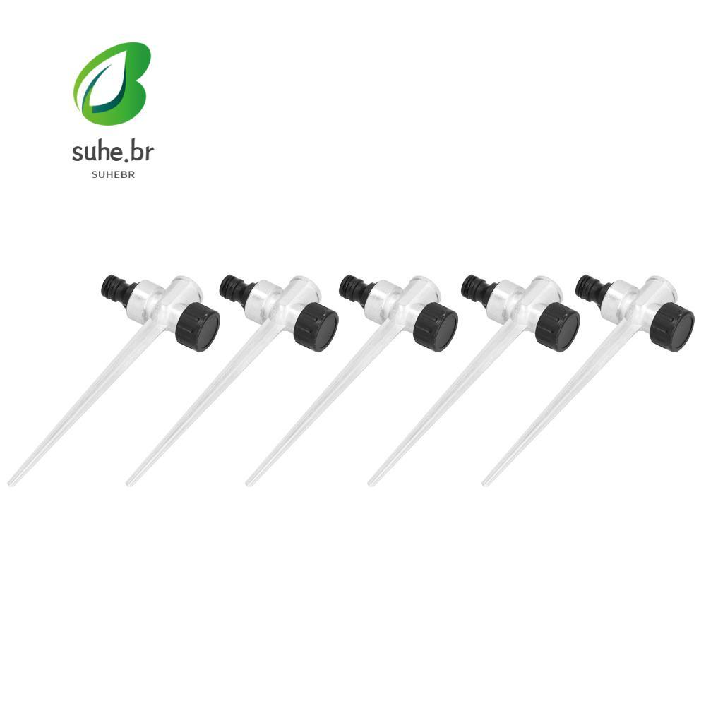 SFBSF 5 Pcs Espiga De Aspersão De Gramado , Base De Pico De Rosca Fêmea De 20 Cm 1/2 Polegada , Prata