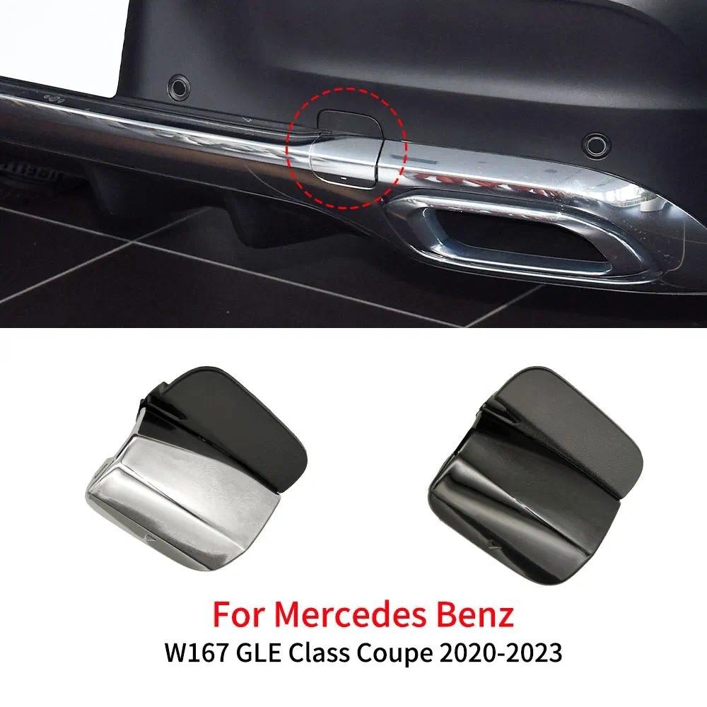 Para Mercedes W167 Capa De Reboque Traseiro Do Carro Pára-Choques Olho Acessório Benz GLE Classe 2020-2023 GLE320 GLE350