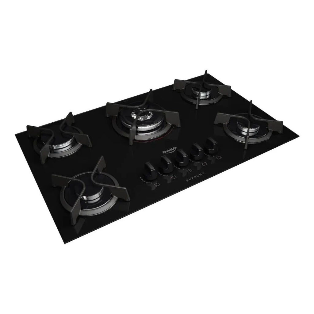 Cooktop Gás Dako Supreme 5 Bocas Tripla Chama - REEMBALADO
