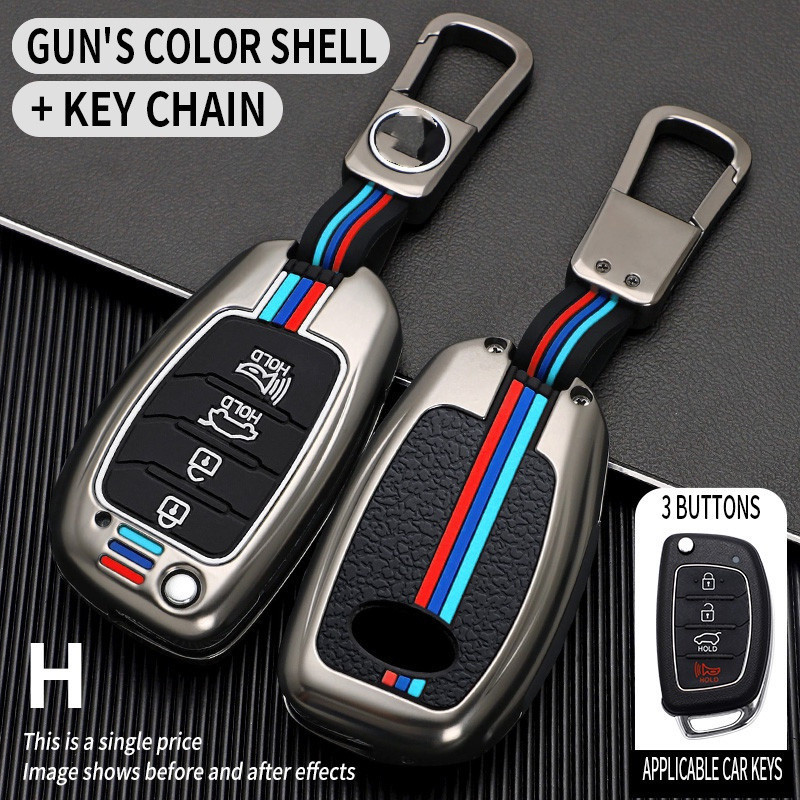 Capa Protetora para Chave de Carro Hyundai Ix35 IX45 IX25 I10 I20 I30 HB20 Sonata Verna Solaris Santa Elantra Proteção C