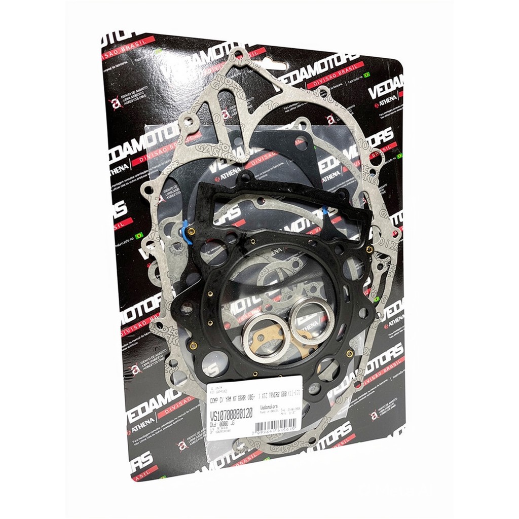 JOGO DE JUNTA COMPLETO VEDAMOTORS PARA YAMAHA TENERE 660 11-18 / XT660R 05-18 / MT03 660 08-10