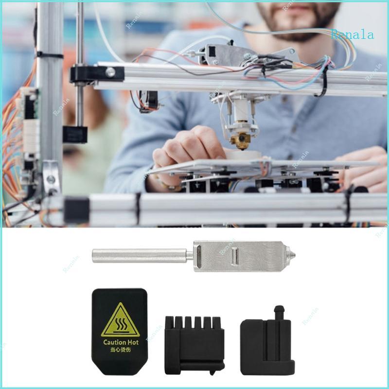Kit De Bico De Extremidade Quente De Metal Renala Para Reparo De Impressora 3D Cabeça De Impressão Prateada Com Peça De