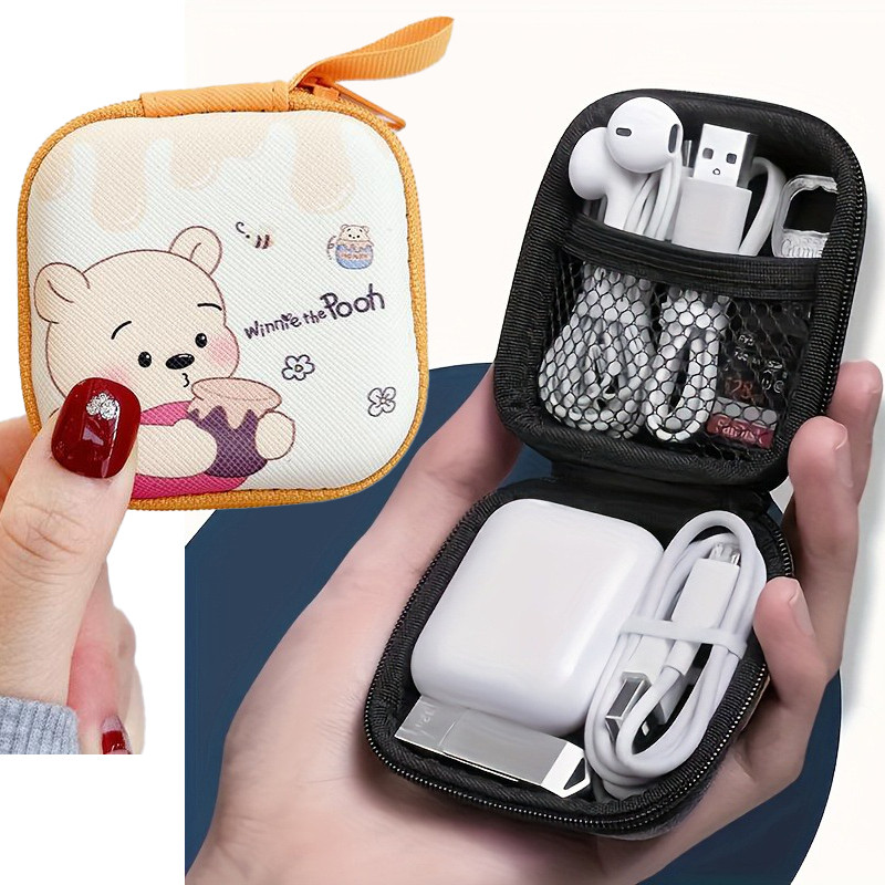 Bonito Winnie the Pooh Moeda Bolsa mini Dos Desenhos Animados Anime Saco Estilo Estudante…