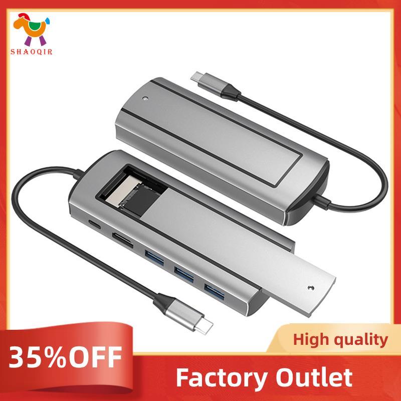 1 Peça 6-Em-1 M . 2 SSD HUB USB C Docking Station Com Armazenamento De Disco 3.0 Tipo Para Compatível-Acessórios De Subs