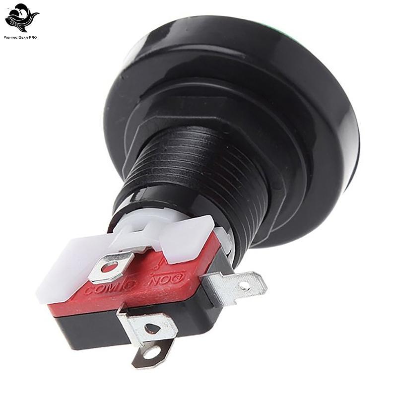 PFG 1 Peça 45mm Botão De Fliperama Led Micro Interruptor 12V Conjunto De Liga/Desliga Verde/Amarelo/Vermelho/Branco/Azul